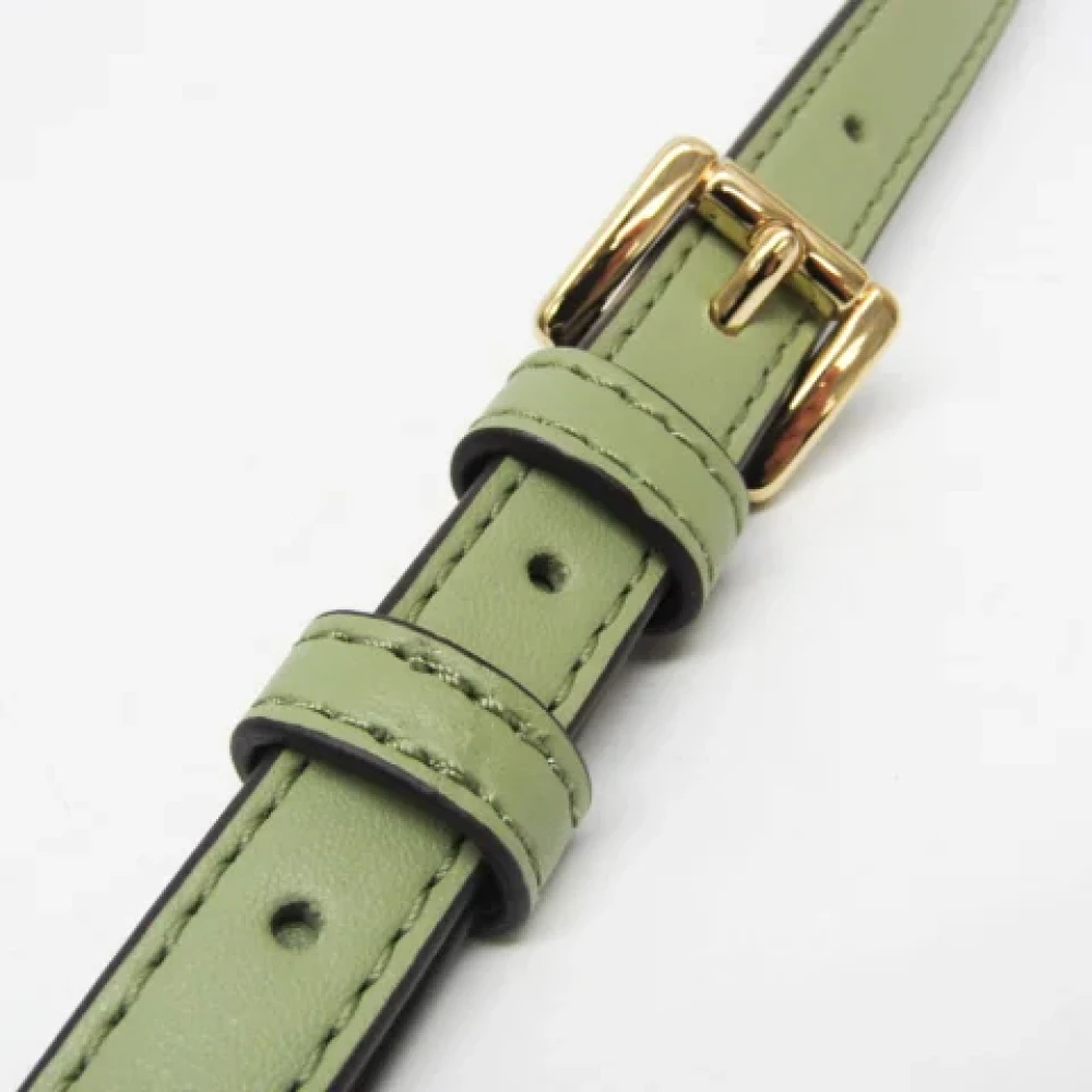 Michael Kors Pre-owned Leather shoulder-bags Green Dames