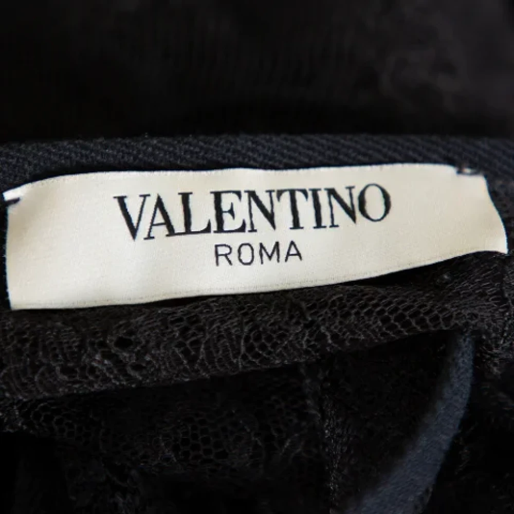 Valentino Vintage Pre-owned Lace dresses Black Dames