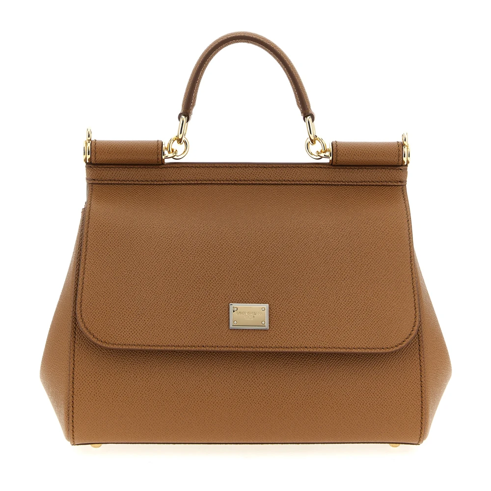 Dolce & Gabbana Women's Brown Large Sicily Handbag