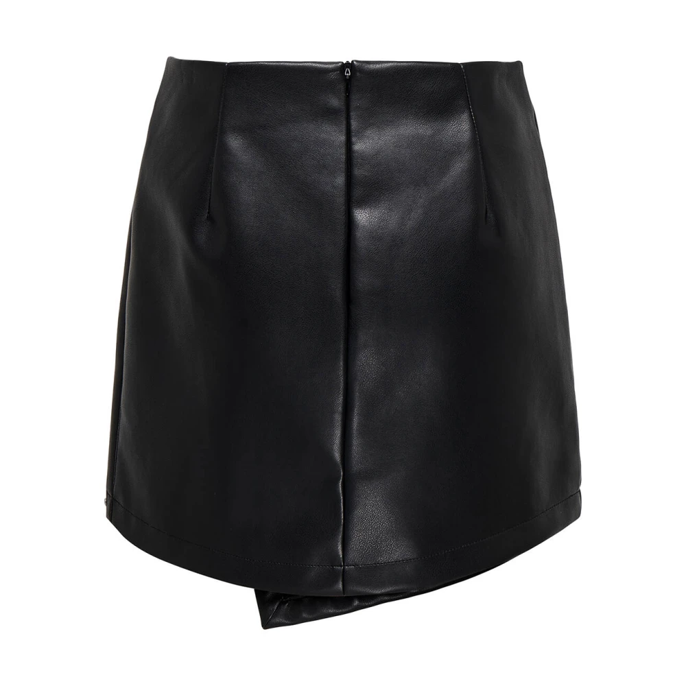 Only Imitatieleren Sterrenrok Black Dames
