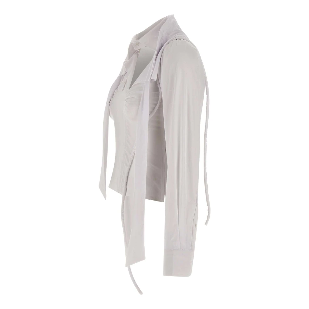 Ottolinger Wit Overhemd met Unieke Stijl White Dames