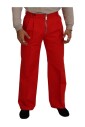 pantalon-en-coton-rouge-de-la-collection-mainline