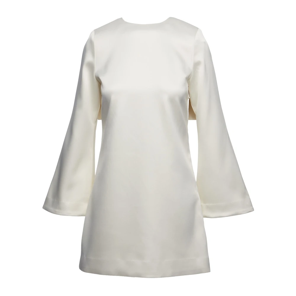 By Malina Strik Detail Mini Jurk White Dames