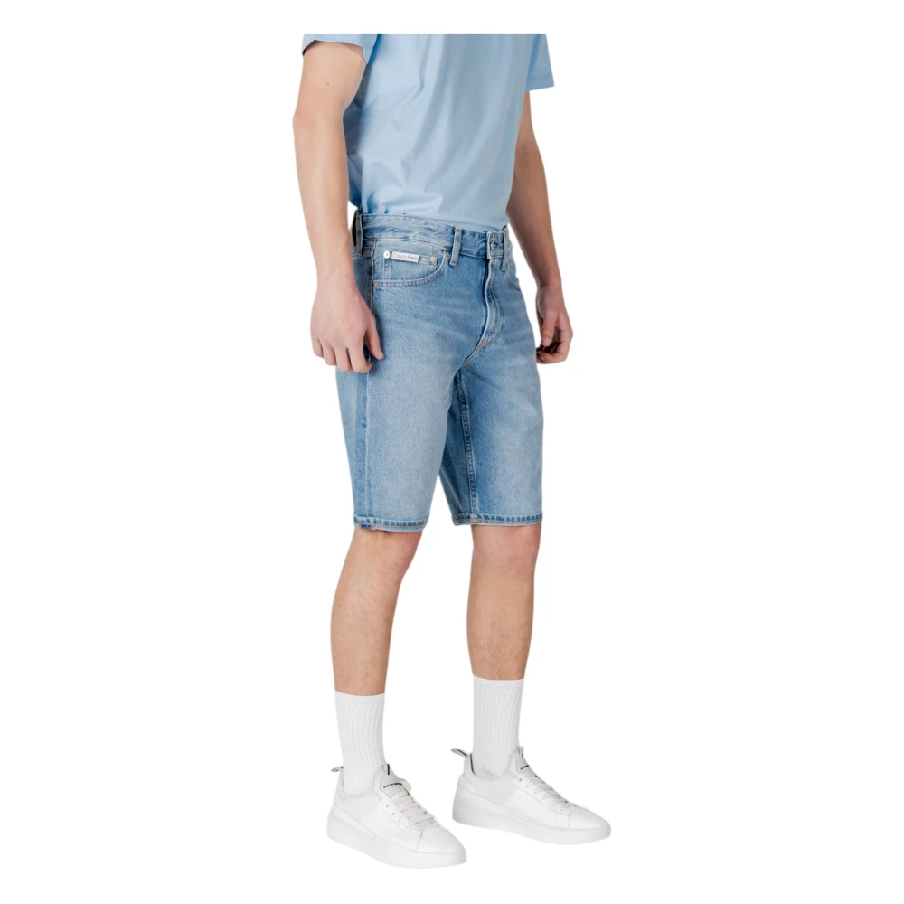 Calvin Klein Jeans Heren Bermuda Shorts Collectie Blue Heren