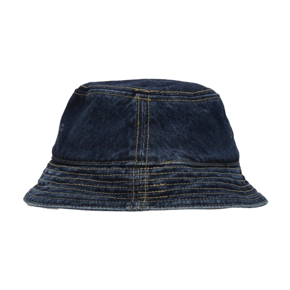 Carhartt WIP Blauw Stone Washed Denim Bucket Hat Blue Heren