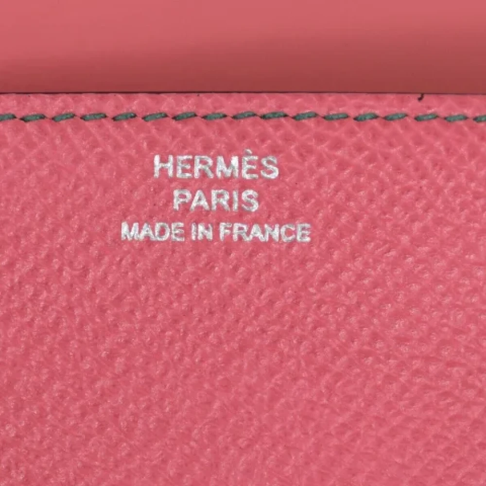 Hermès Vintage Pre-owned Canvas wallets Pink Dames