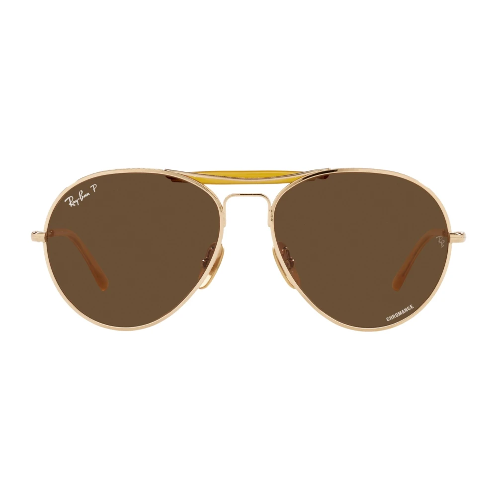 Ray-Ban Rb8063 titanpolariserad Gul Dam