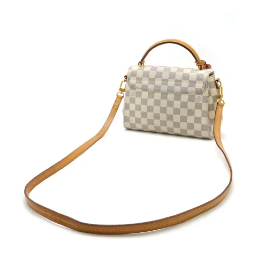 Louis Vuitton Vintage Pre-owned Plastic handbags Beige Dames