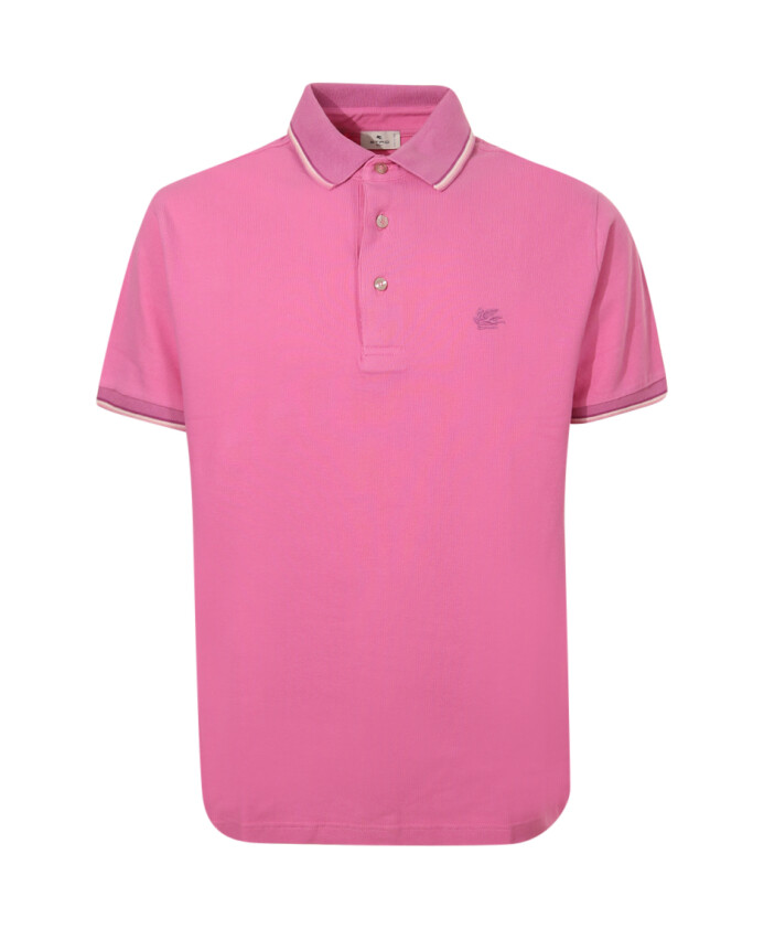 polo-fuchsia-couleur-unie-coton
