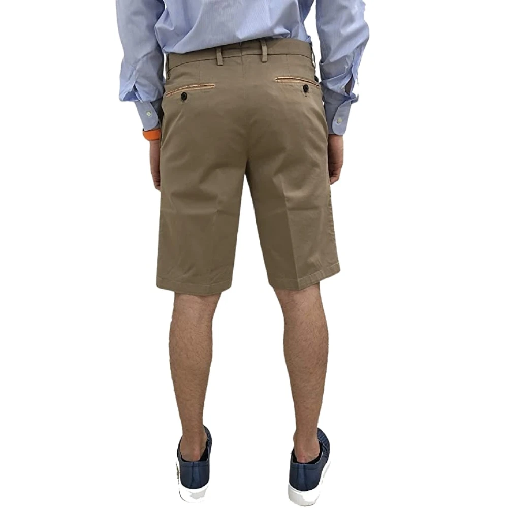 Alviero Martini 1a Classe Bermuda Shorts Beige Heren