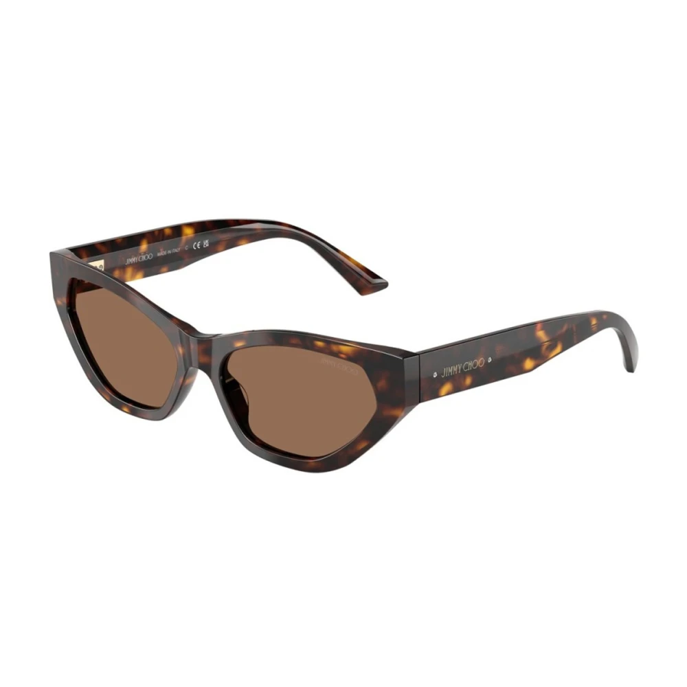 Jimmy Choo Unisex Brown Cat-Eye Sunglasses