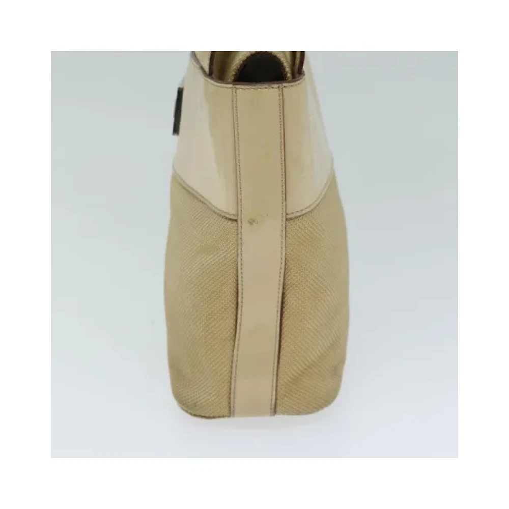 Celine Vintage Pre-owned Canvas handbags Beige Dames