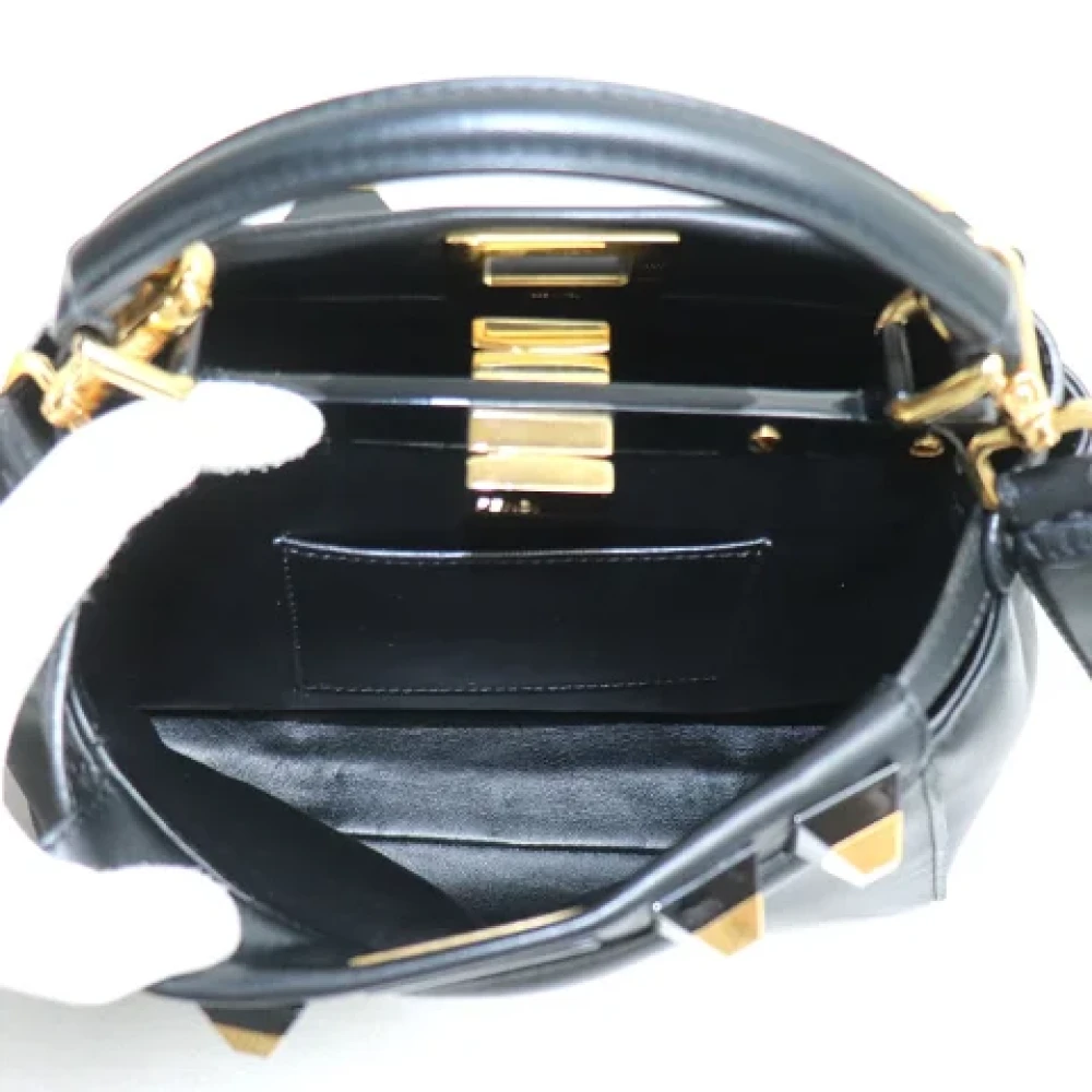 Fendi Vintage Pre-owned Leather fendi-bags Black Dames