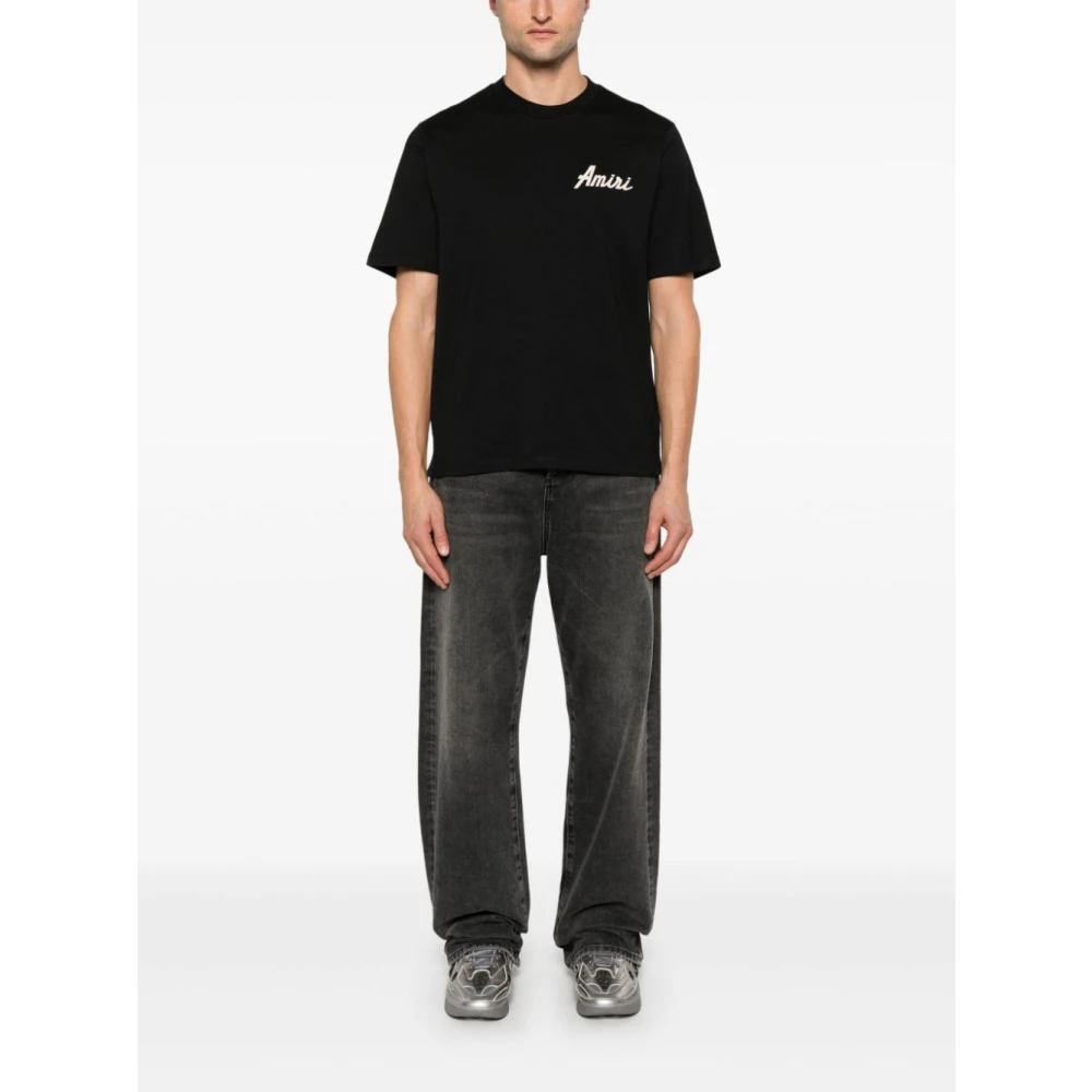 Amiri Zwart T-shirt en Polo Combo Black Heren