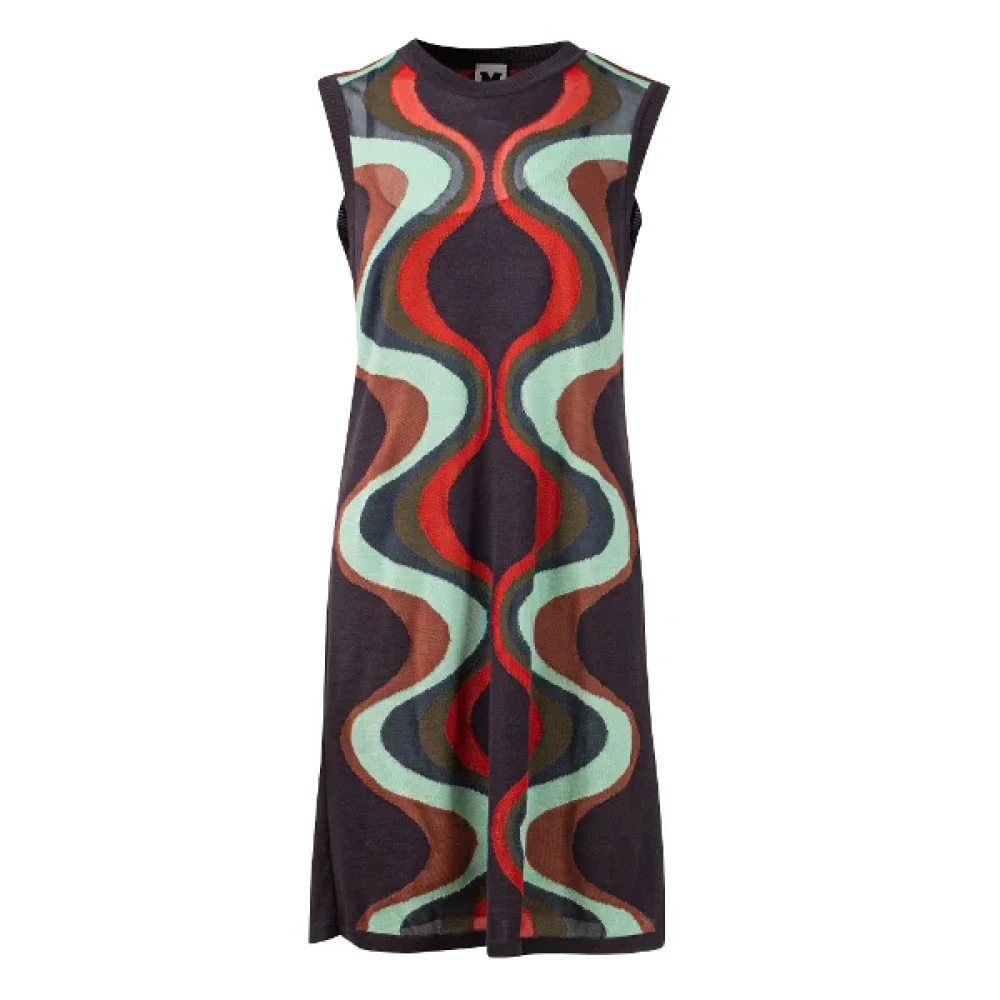 Missoni Pre-owned Fabric dresses Brown Dames