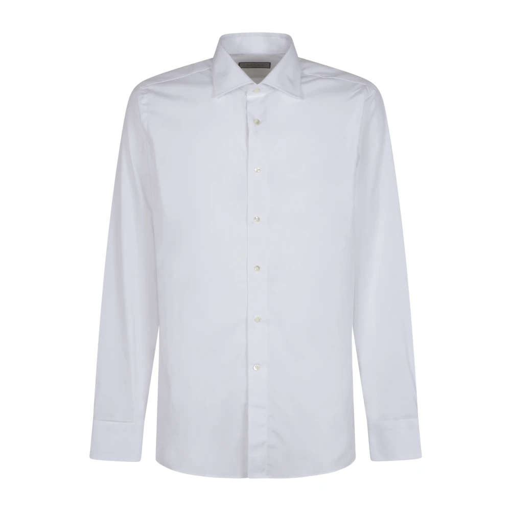 Canali Witte Overhemden voor Heren White Heren