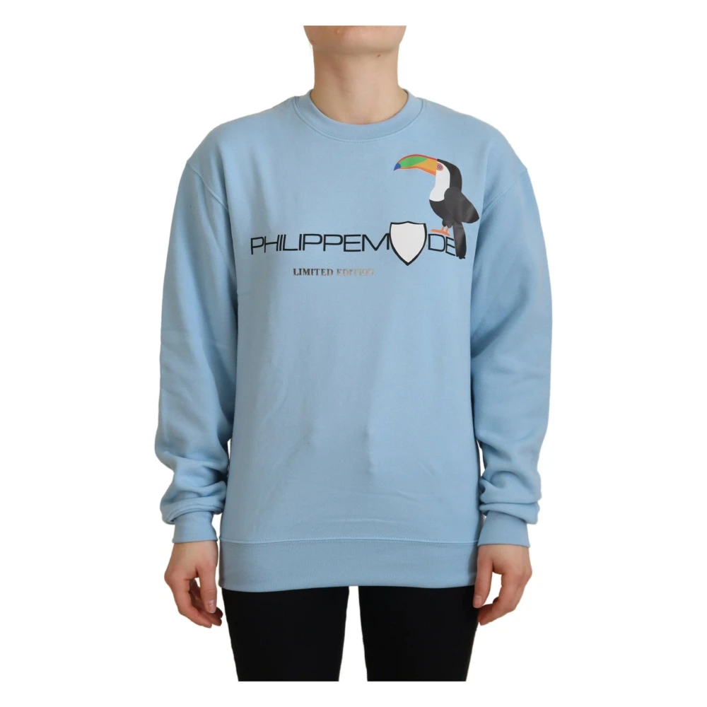 Philippe Model , Sweatshirts, Female, Blue, Xs, Long Sleeve Jumper