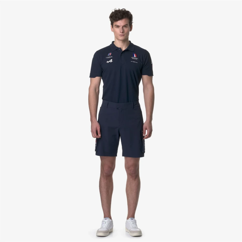 K-way Express Shorts Greges Orient Stijl Blue Heren