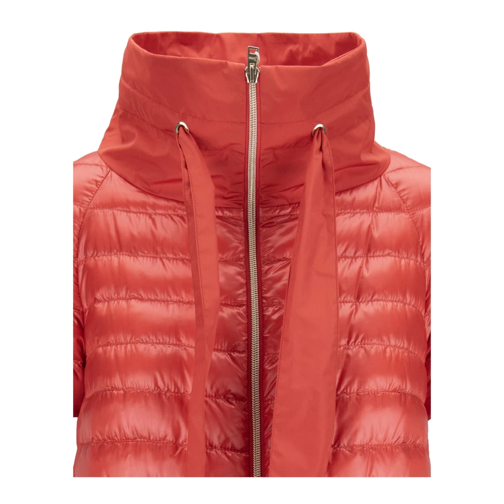 Herno Korte donsjas met hoge kraag Red Dames