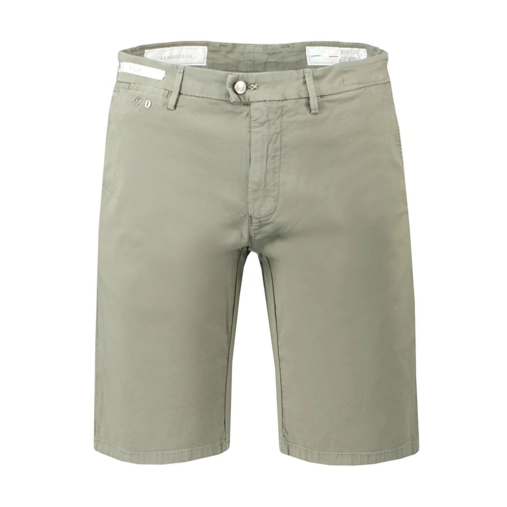 Tramarossa Men's Green Elia-Gs365 Chino Shorts - Casual Shorts - W33 - Shorts