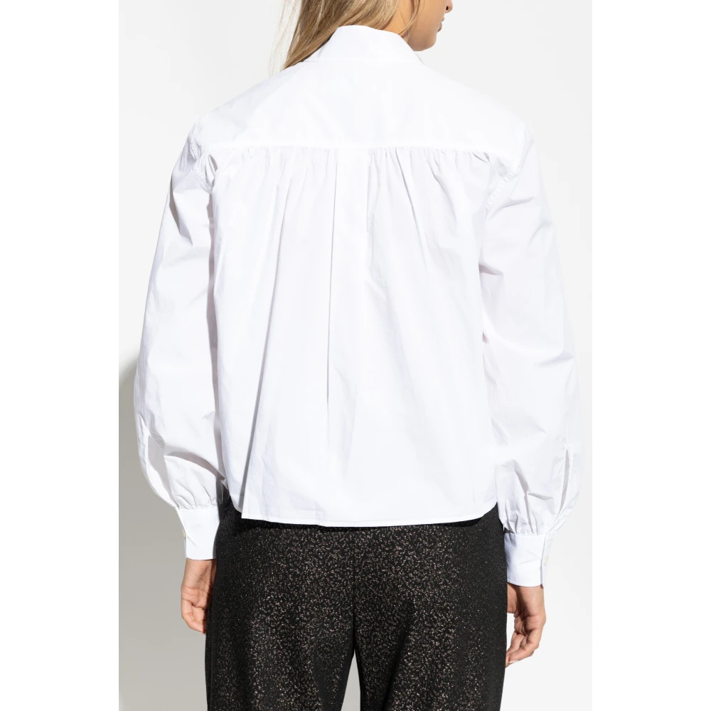 Officine Générale Katoenen overhemd White Dames