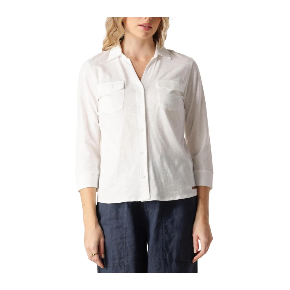 Moscow Twilight Blouse in Wit White Dames