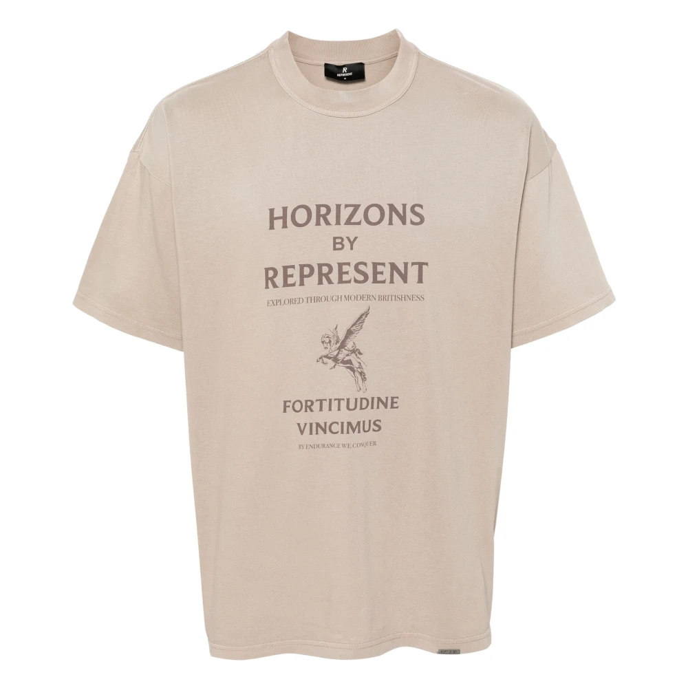 Represent Horizons T-Shirt Beige Heren