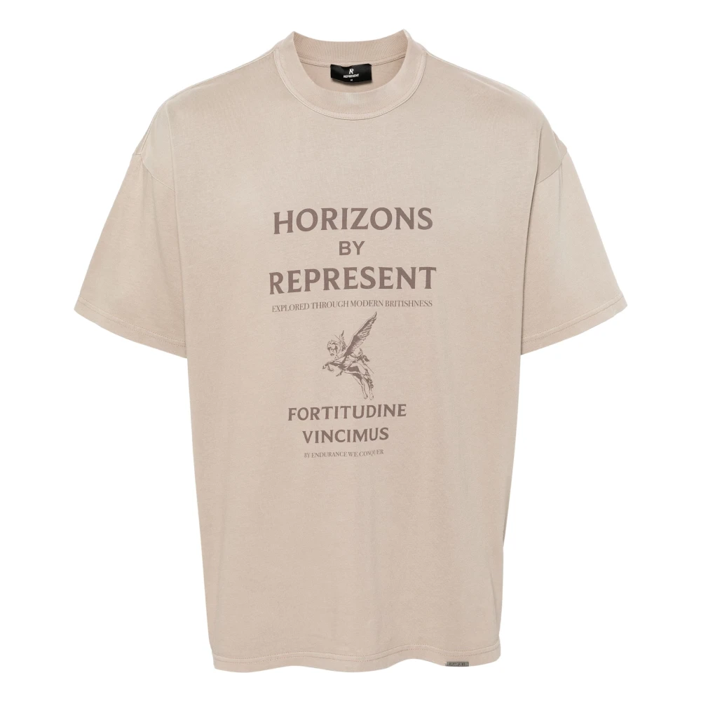 Represent Beige Horizon T-Shirt Beige Heren
