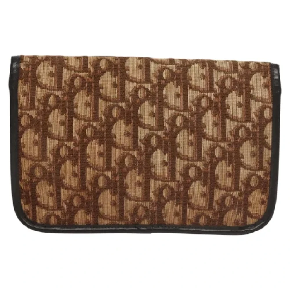 Dior Vintage Pre-owned Canvas dior-bags Brown Dames