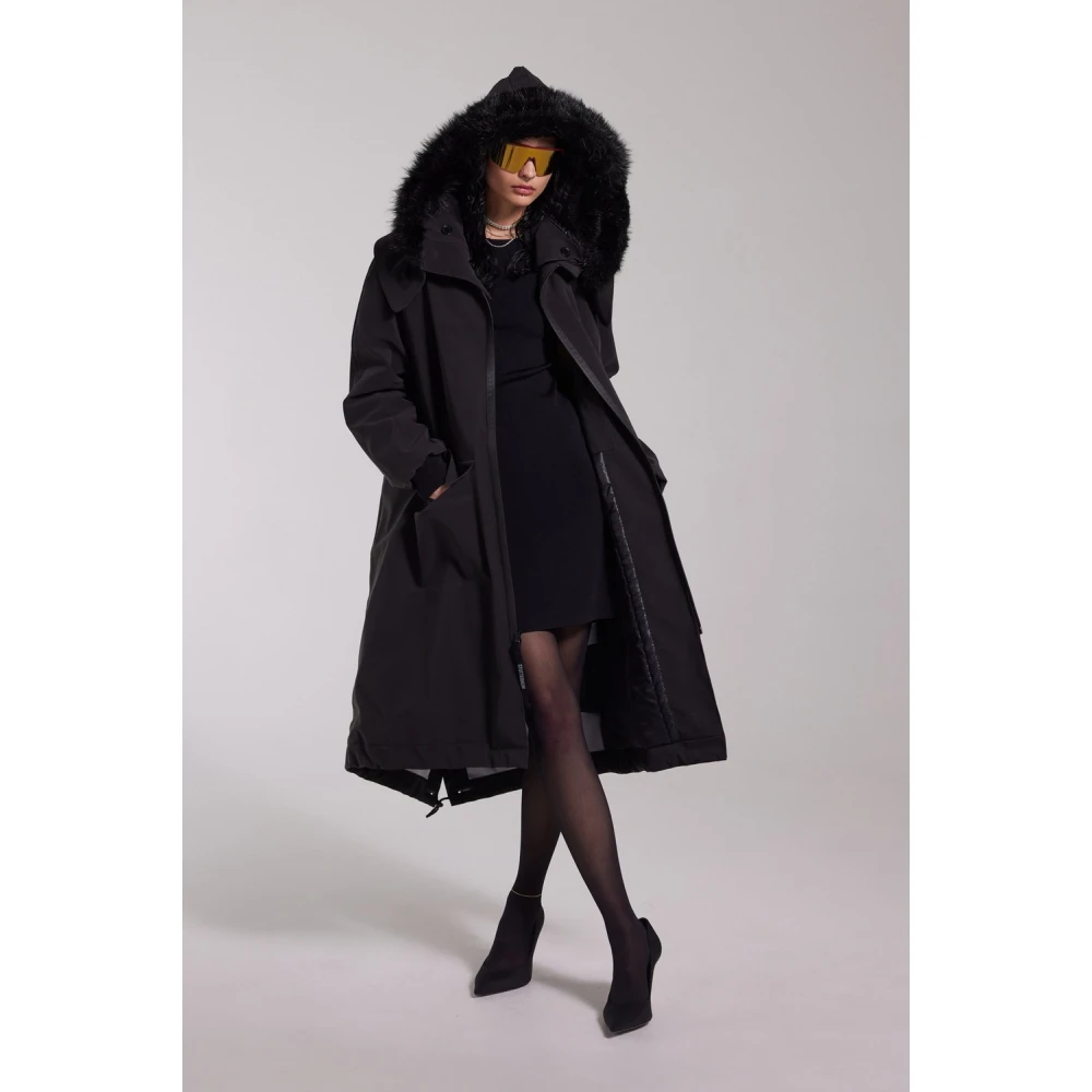 Stutterheim Waterdichte Fishtail Parka voor Vrouwen Black Dames