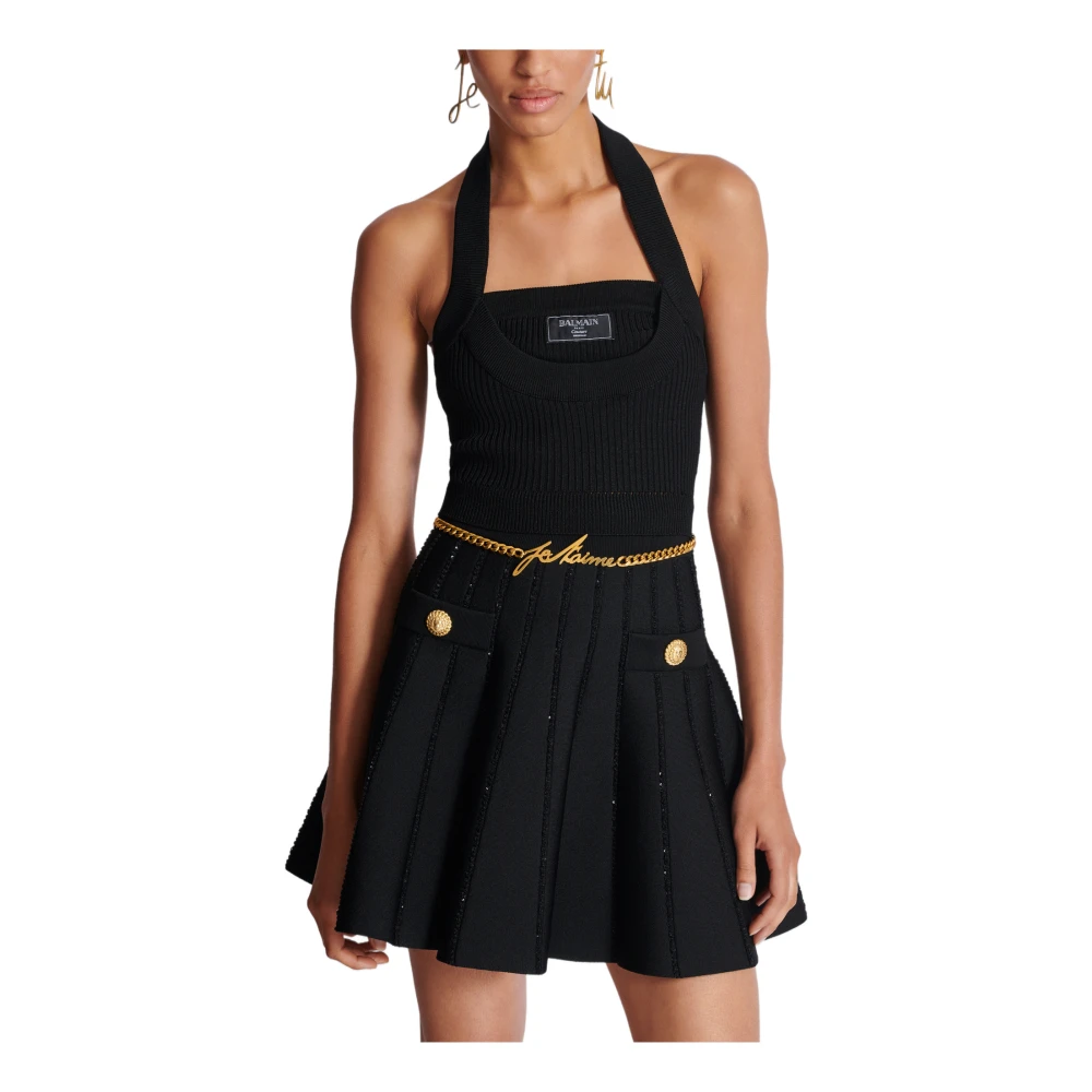 Balmain 'Je t'aime' messing ketting riem Yellow Dames