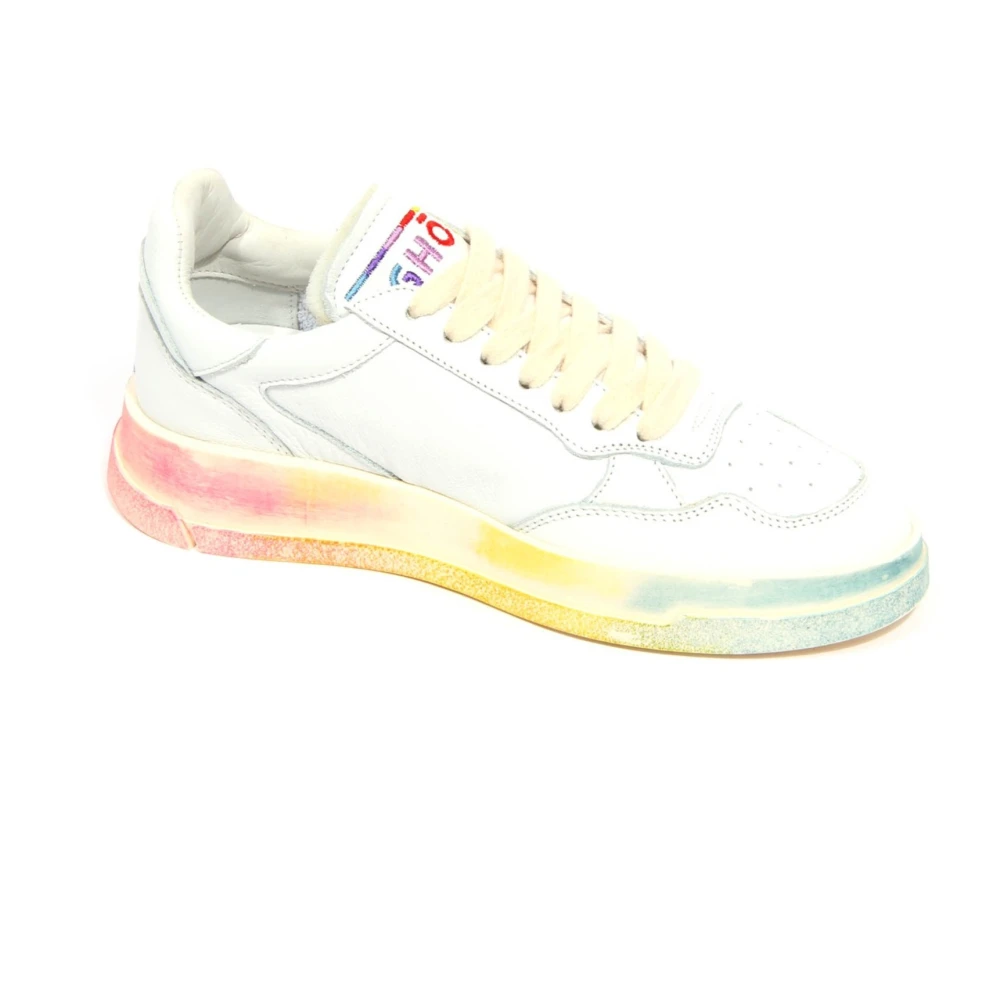 Ghoud Rainbow Leather Tweener Schoenen Dames Schoenen Wit