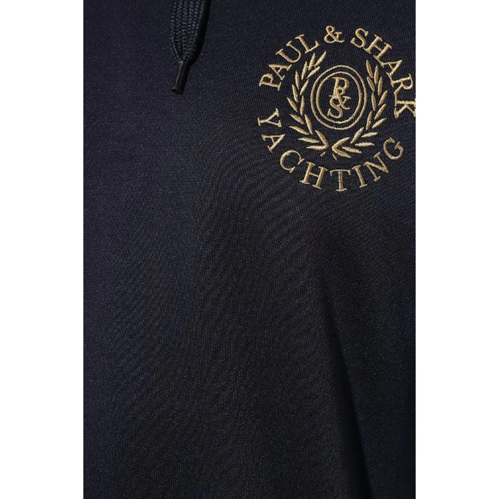 PAUL & SHARK Casual Katoenen Sweatshirt voor Mannen Blue Heren