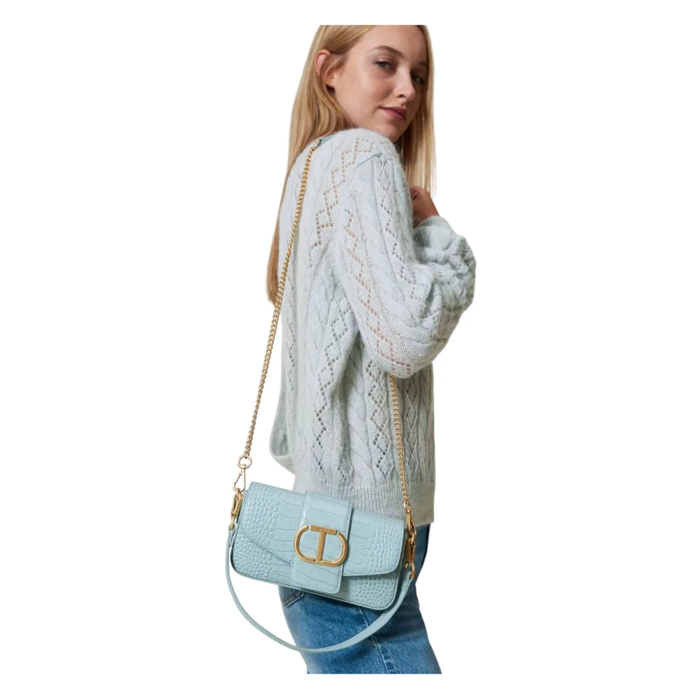 Twinset Schoudertas Blue Dames
