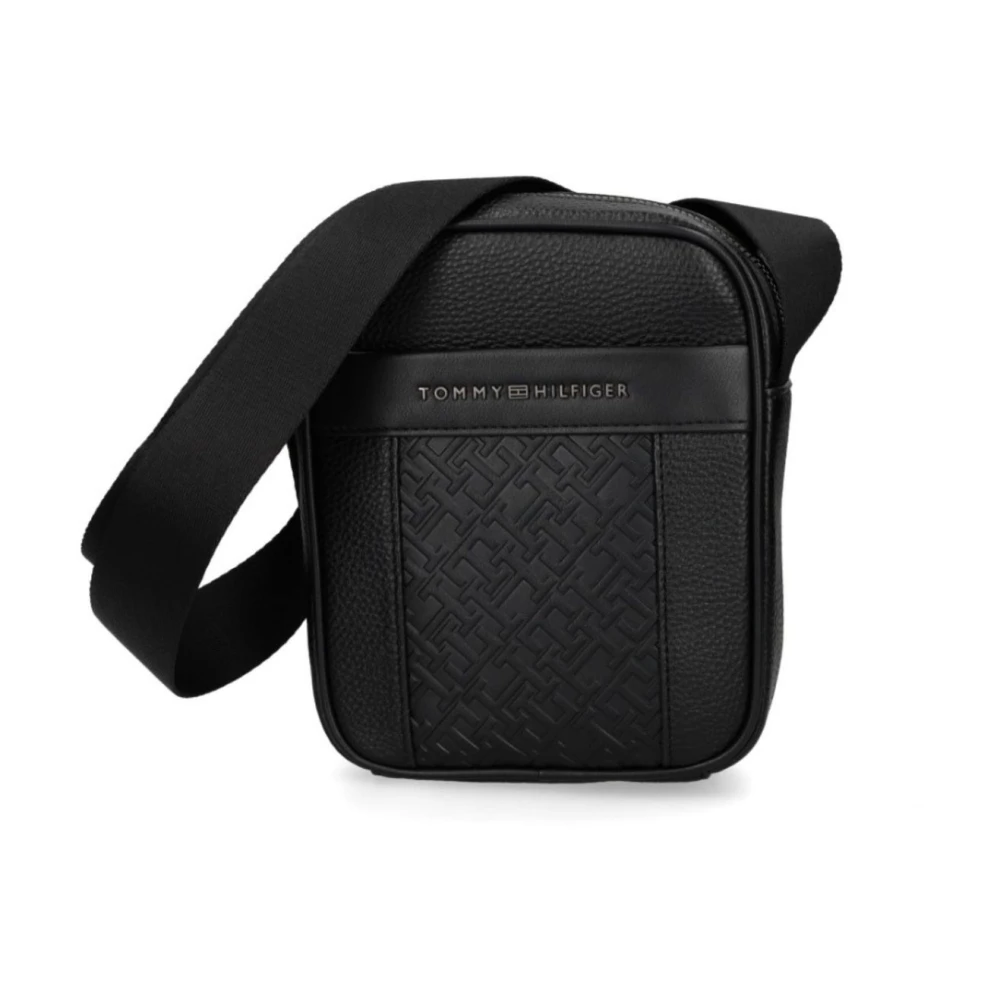 Tommy Hilfiger Central Mini Reporter Tas Black Heren