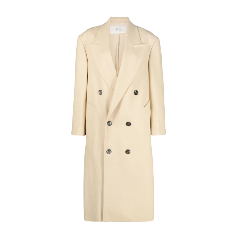 Coats > Double-Breasted Coats - - Ami Paris - Modalova