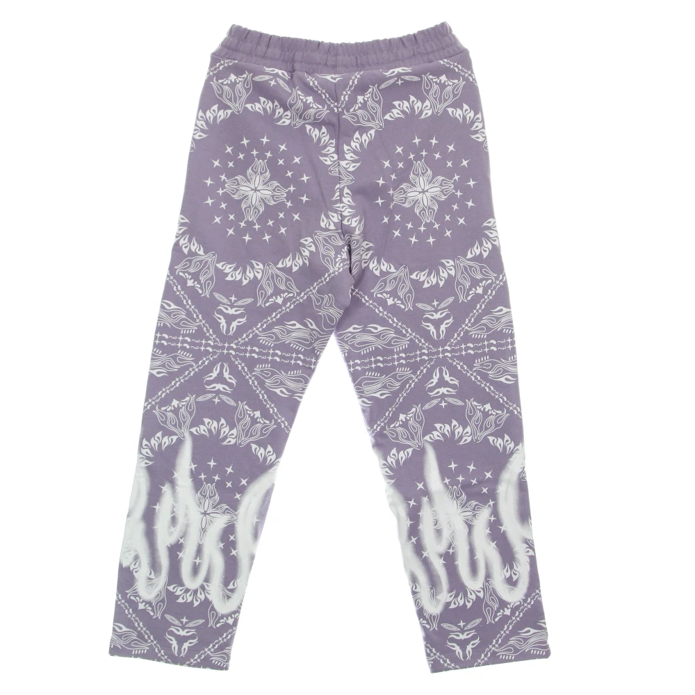 Vision OF Super Bandana Print Lichtgewicht Trainingsbroek Purple Heren