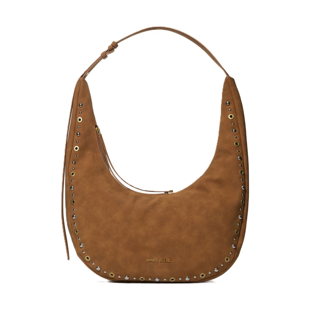 Marc Ellis Women's Brown Harriet Shoulder Bag - Shoulder Bags - One Size - Bags