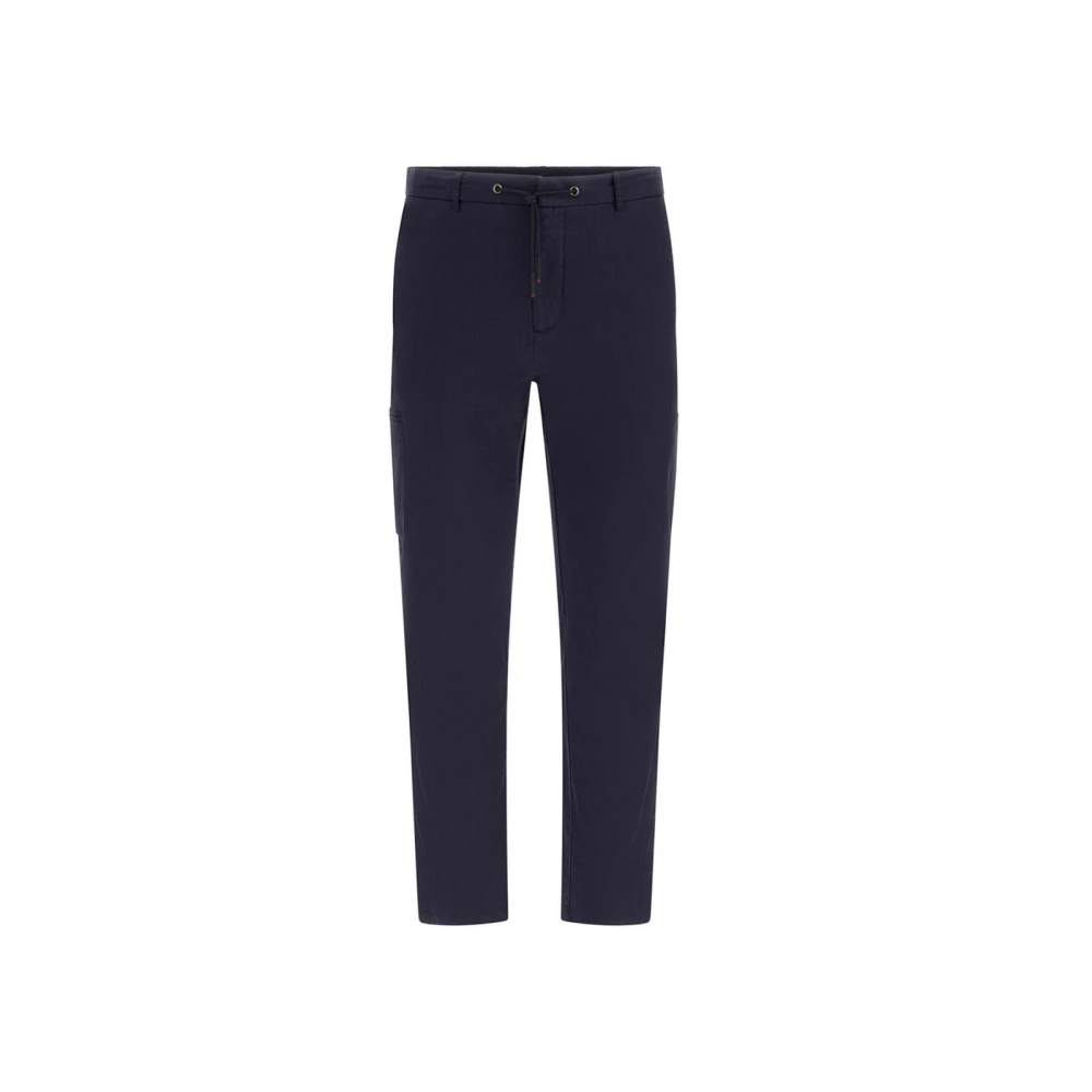 Guess - Trousers > Chinos - Blue - Guess - Modalova