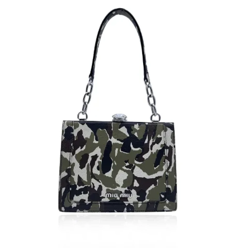 Miu Pre-owned Leather handbags Multicolor Dames