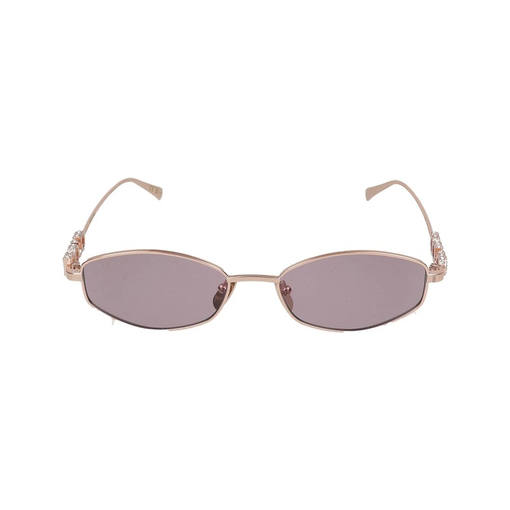 Gucci Women's Yellow Sunglasses, 55 Mm, Oval Frame Sunglasses
