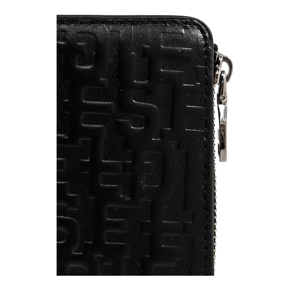 Diesel Portemonnee met PC Monogram C-logo Black Heren