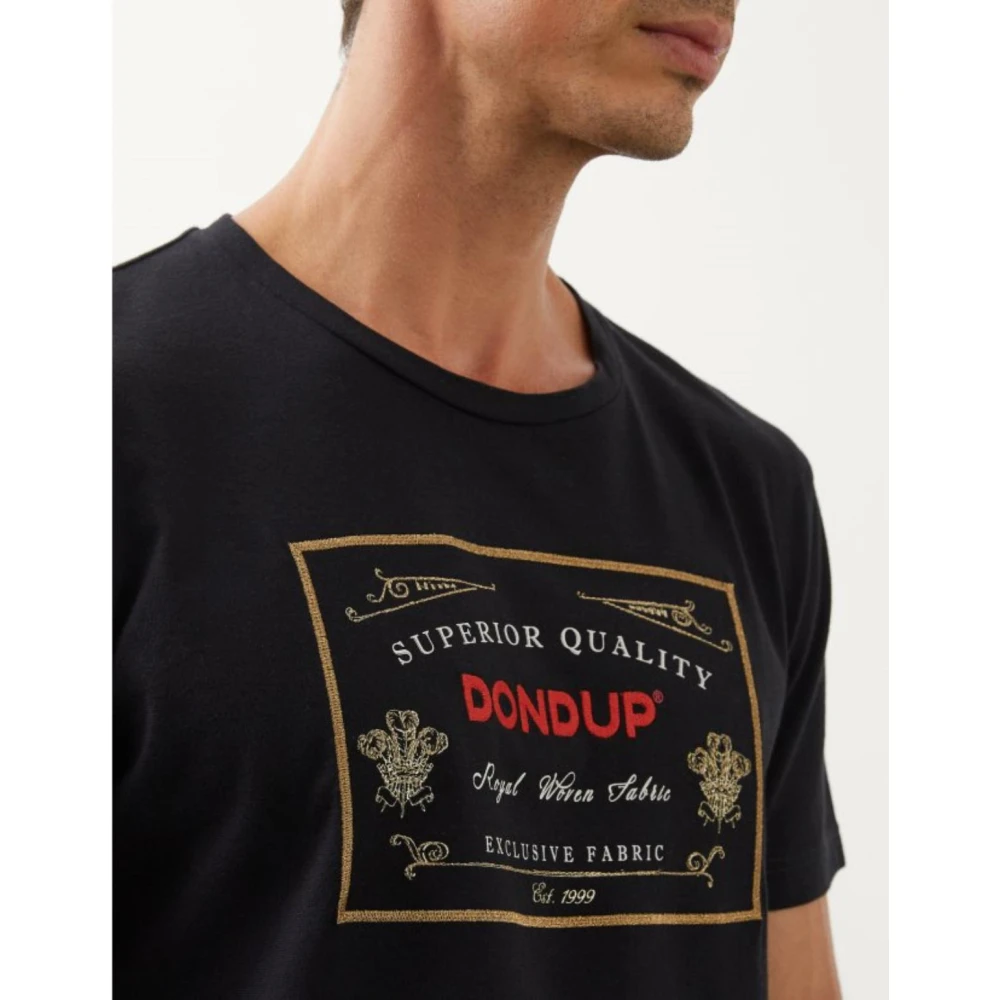 Dondup Casual T-Shirt Black Heren