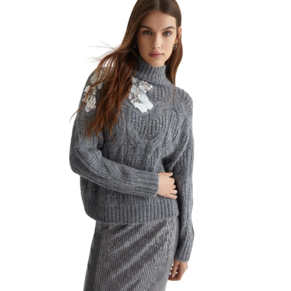 Liu Jo Paillettrui Array Groot Gray Dames