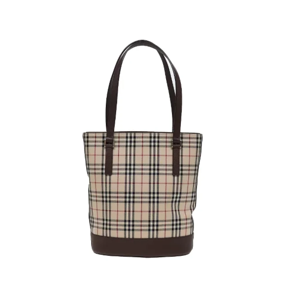 Burberry Vintage Pre-owned Canvas totes Beige Dames