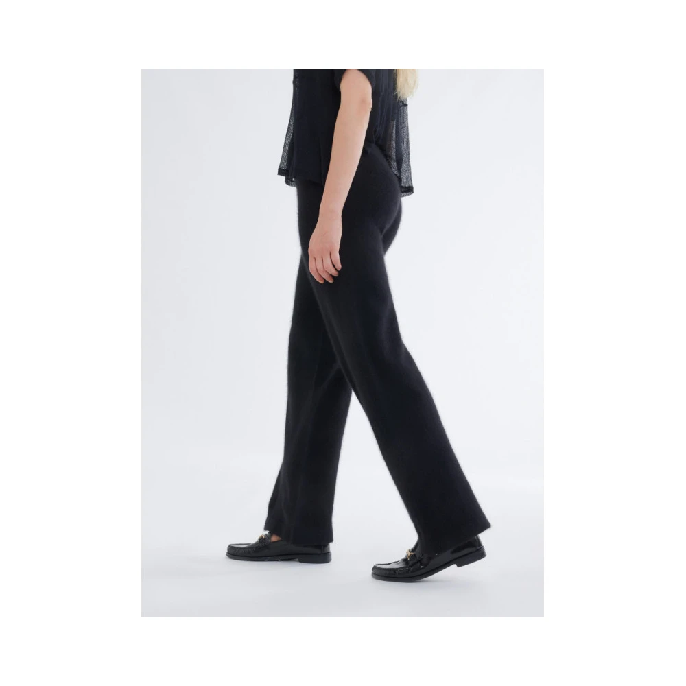 majestic filatures Wijde Raccoon Broek Black Dames