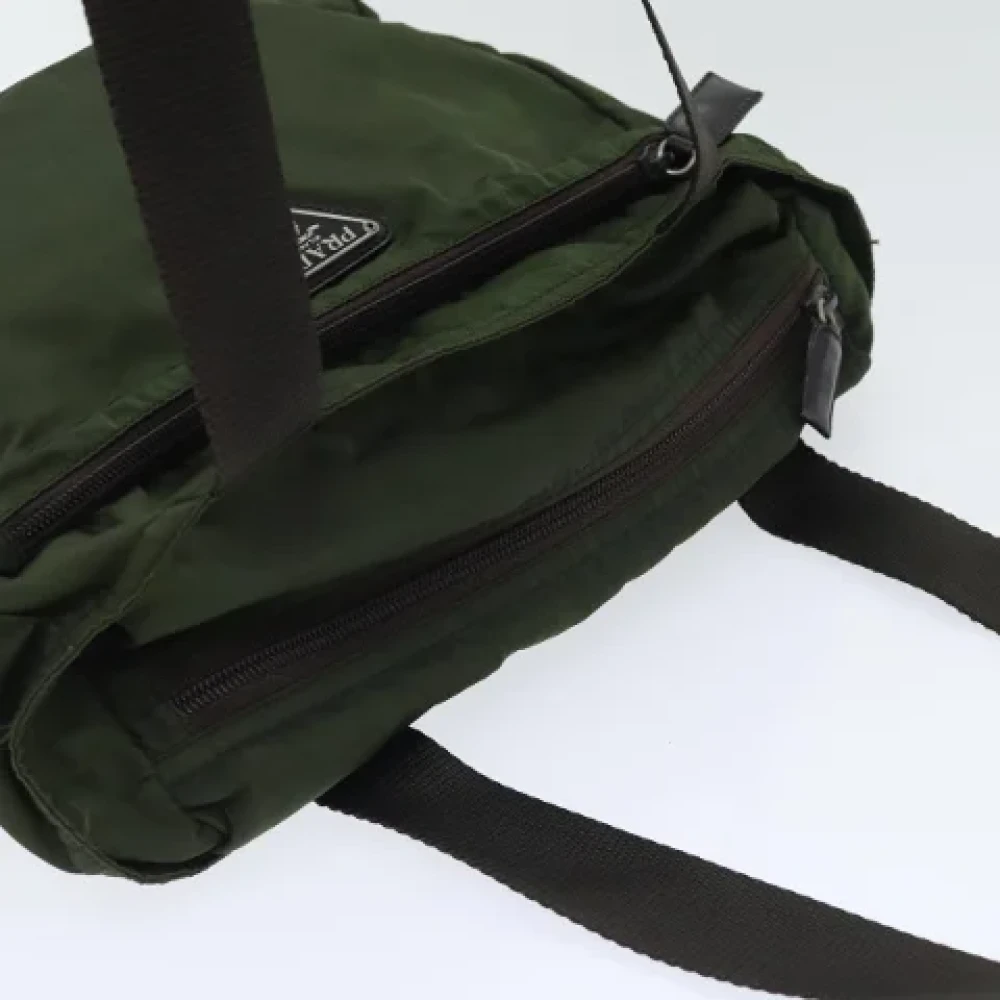 Prada Vintage Pre-owned Nylon totes Brown Dames