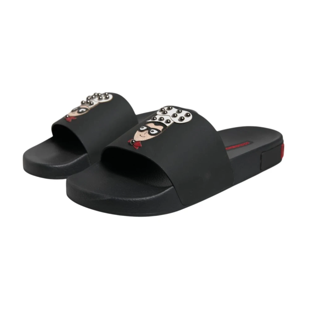 Dolce & Gabbana Men's Black Sliders, 7 Uk, Gorgeous Slides
