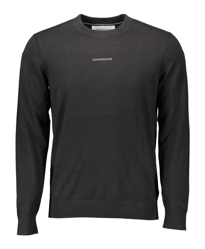 pull-noir-brode-a-manches-longues