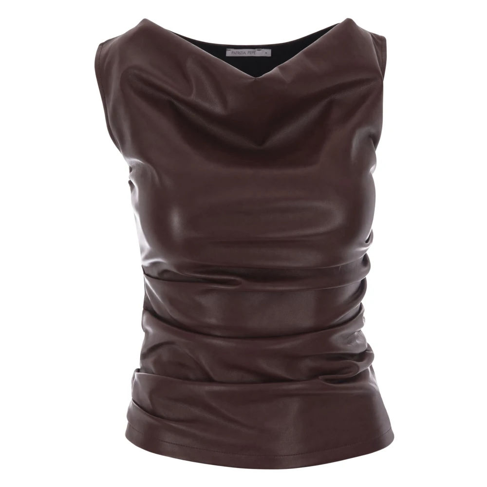 Patrizia Pepe Donna Marrone Top, M, New,